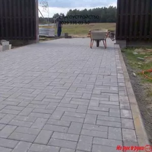 Укладка тротуарной плитки