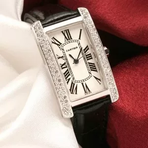 Часы наручные женские Cartier Tank Americaine 38.49 Новые Гарантия