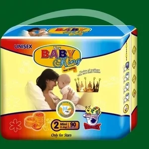 Подгузники “NEW BABY KING”  в Минске 2(3-6кг) 90 шт65000 