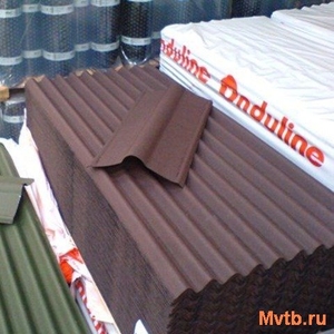 Продам лист кровельный Ондулин красный, коричневый, зелёный с гвоздями