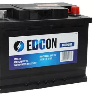 Аккумулятор EDCON DC56480R Ёмкость 56 А.ч.