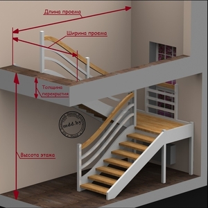 3D проект лестницы с замером. Минск и область.Звоните