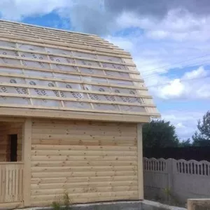 Дома из бруса Татьяна 6×6 с установкой в Толочинском р-не