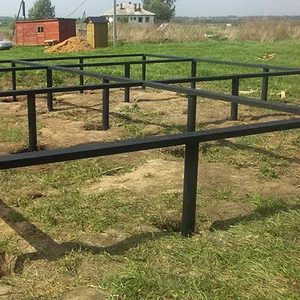 Фундамент на сваях установка в Белыничском районе