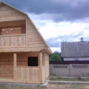 Дома из бруса Верона 6×6 установка в Лиозненском р-не