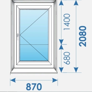 Двери Пвх 870х2080 дешево профиль Rehau-3