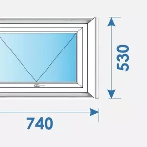 Окна Пвх 740х530 Brugmann установка выезд Минск/Лесковка