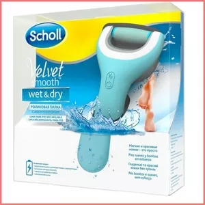 Электрическая роликовая пилка Scholl Wet  Dry