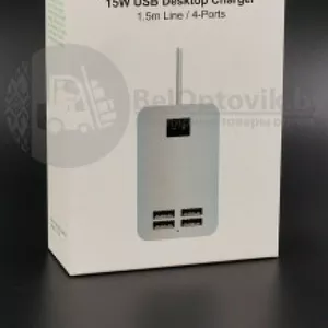 Сетевой блок питания Desktop Charger на 4 USB порта