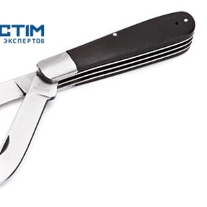 Нож монтерский малый складной с двумя лезвиями НМ-07 (КВТ)
