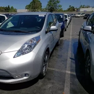 Nissan Leaf SV,  2017,  серый