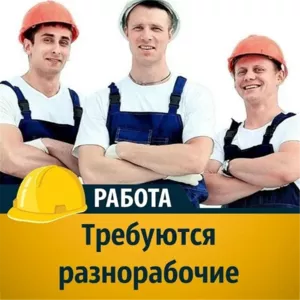 Требуются разнорабочие. работа вахтой