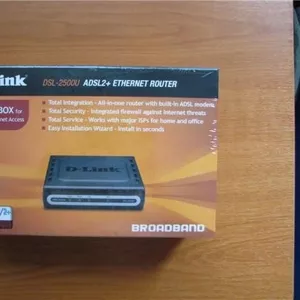 Продам модем D-Link DSL-2500U ADSL2+ Ethernet Router 