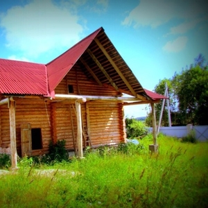 Красивый деревянный коттедж. 12 км от Борисова,  д. Дроздево.