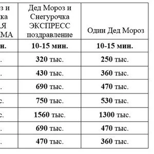 Заказать ДЕДА МОРОЗА и СНЕГУРОЧКУ на дом от 250 тыс. руб