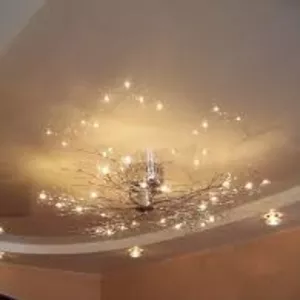 Бесшовные натяжные потолки