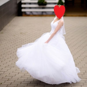 Свадебное платье для стройной невесты