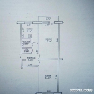 Квартира в Могилевской обл. 2-шка