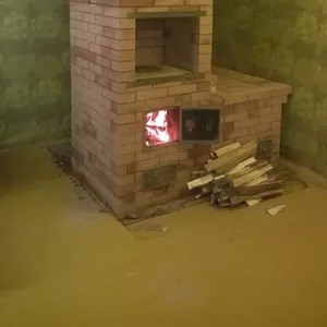 Кладка печей,  каминов,  барбекю